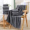 Ensemble de serviettes de bain Elainilye noir 8 pièces 2