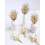 Mini bouquet de fleurs séchées grises (6 pièces) 4