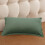 Πράσινη μαξιλαροθήκη 20x30 ίντσες από απαλό, αναπνεύσιμο ύφασμα 6