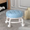 Low Roller Stool PU Leather Round Seat for Home Office 5