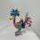Statue de coq en fer pour jardin, design unique, 1 pièce 3