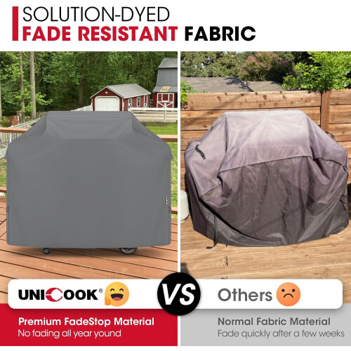 Housse de barbecue 55 pouces, robuste et imperméable, pour 3 à 4 brûleurs 2