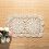 Handmade crochet cotton doily rectangle 10.6x16.9 inch 7