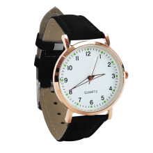 Retro quartz ladies luminous watch with 16mm nylon band