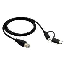 Cabo de impressora USB-A para USB-B 1m 1,5m 2m