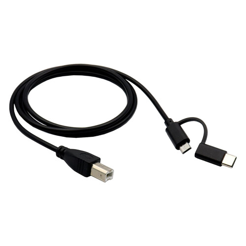 Cabo de impressora USB-A para USB-B 1m 1,5m 2m