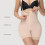 Dames slipje met hoge taille, open kruis en liftend effect, beige 4