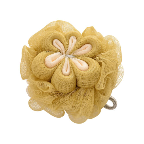 Éponge de bain Fleur de Prunier Double Couche Douce 12 x 8 cm
