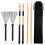 Jazz Drumsticks Set 5A Retractable Wire Brushes 6 Pieces 1