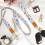 Lot de 2 dragonnes pour clés et cordons tour de cou 3
