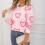 Maglione da donna con cuore, casual e oversize 6