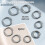 G23 Titan-Septumring 8G–12G 10–14 mm Schwarz oder Silber 3