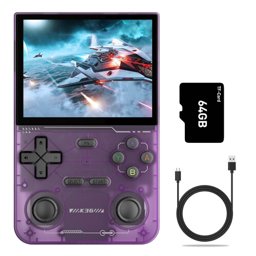 Purple K36 κονσόλα παιχνιδιών ανοιχτού κώδικα1 μονάδα 1