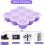 Silicone Ice Cube Tray Leakproof Microwave Dishwasher Safe 5