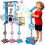 Star Microphone with Adjustable Stand Blue 1