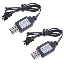 USB-oplaadkabel voor speelgoedauto 4,8V 250mA 50cm 2 stuks