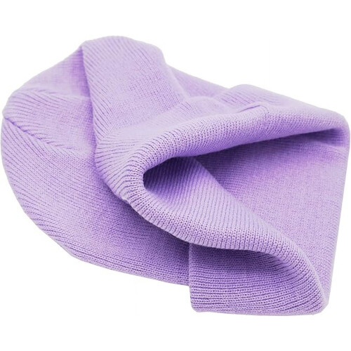 Bonnet unisexe en maille, chaud et confortable pour l'hiver. 2