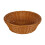 Round plastic bread basket wicker style1piece 2