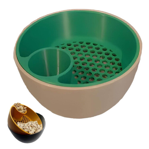 Ensemble de bols à pistaches avec support de rangement (2 pièces)