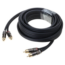 RCA-Verlängerungskabel (2 Stecker auf 2 Buchsen, 1,8 m)