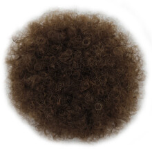 Extensie de coadă de cal Afro Puff, păr uman creț și scurt