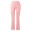 Damstickade slim fit utsvängda byxor i rosa 4