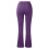 Lila Strickhose für Damen, schmal geschnitten 4