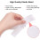 Bande élastique plate blanche, très extensible, 4 tailles 2