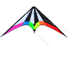 Cerf-volant acrobatique Delta Kite bleu 48 pouces (1,2 m) Ă double ligne