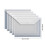 Clear Plastic Document Folders A4 Heavy Duty 10 Pack 3
