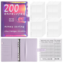 Carnet d'épargne à enveloppes violettes (1 pièce)