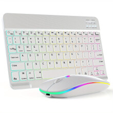 Wireless RGB Gaming Keyboard and Mouse Set 10-inch