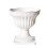Vit plastblomkruka urnaplanter 30 cm 2
