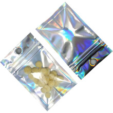 Pungi transparente din Mylar resigilabile cu orificiu de agățare, 200 buc.
