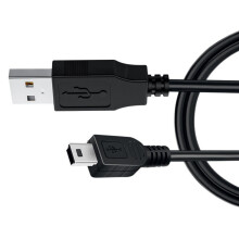 Cabo de carregamento USB de 5 pinos em formato trapezoidal com 80 cm