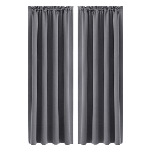 Mørklægningsgardiner Termisk Isolerede 2-delte 94x213 cm