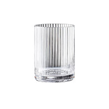 Szklany kubek żaroodporny w pionowe paski 350 ml