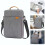 Draagbare tablethoes 13,3 inch grijs 1
