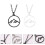 Colliers statement en alliage pour femme (lot de 2) 1
