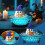 Halloween boblebadslys farveskiftende LED-natlys 1
