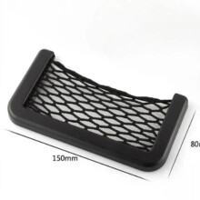 Bolso de armazenamento lateral em tela para assento de carro (4 peças)