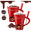 Chocolate Fondue Mug Set with Fork Ceramic 2-Piece 1