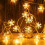 LED-Lichterkette mit Schneeflockenmotiv, USB-betrieben, 10 m 2