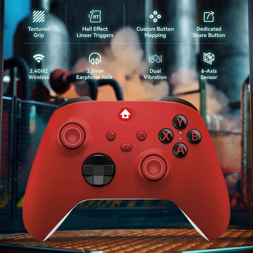 Ασύρματο χειριστήριο παιχνιδιών Xbox One με προσαρμογέα 2.4G για υπολογιστή 1