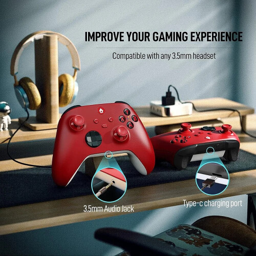 Ασύρματο χειριστήριο παιχνιδιών Xbox One με προσαρμογέα 2.4G για υπολογιστή 2