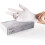 White Disposable Gloves Latex-Free Textured Fingertips Large 1