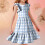 Robe d'été décontractée à manches à volants pour filles (5-14 ans) 6