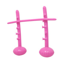 Inflatable high jump bar game prop pink
