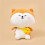 Peluche chien Poméranien, doux compagnon de 23 cm 2