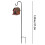 Stainless Steel Bird Feeder Hook Heavy Duty 1 Pack 2